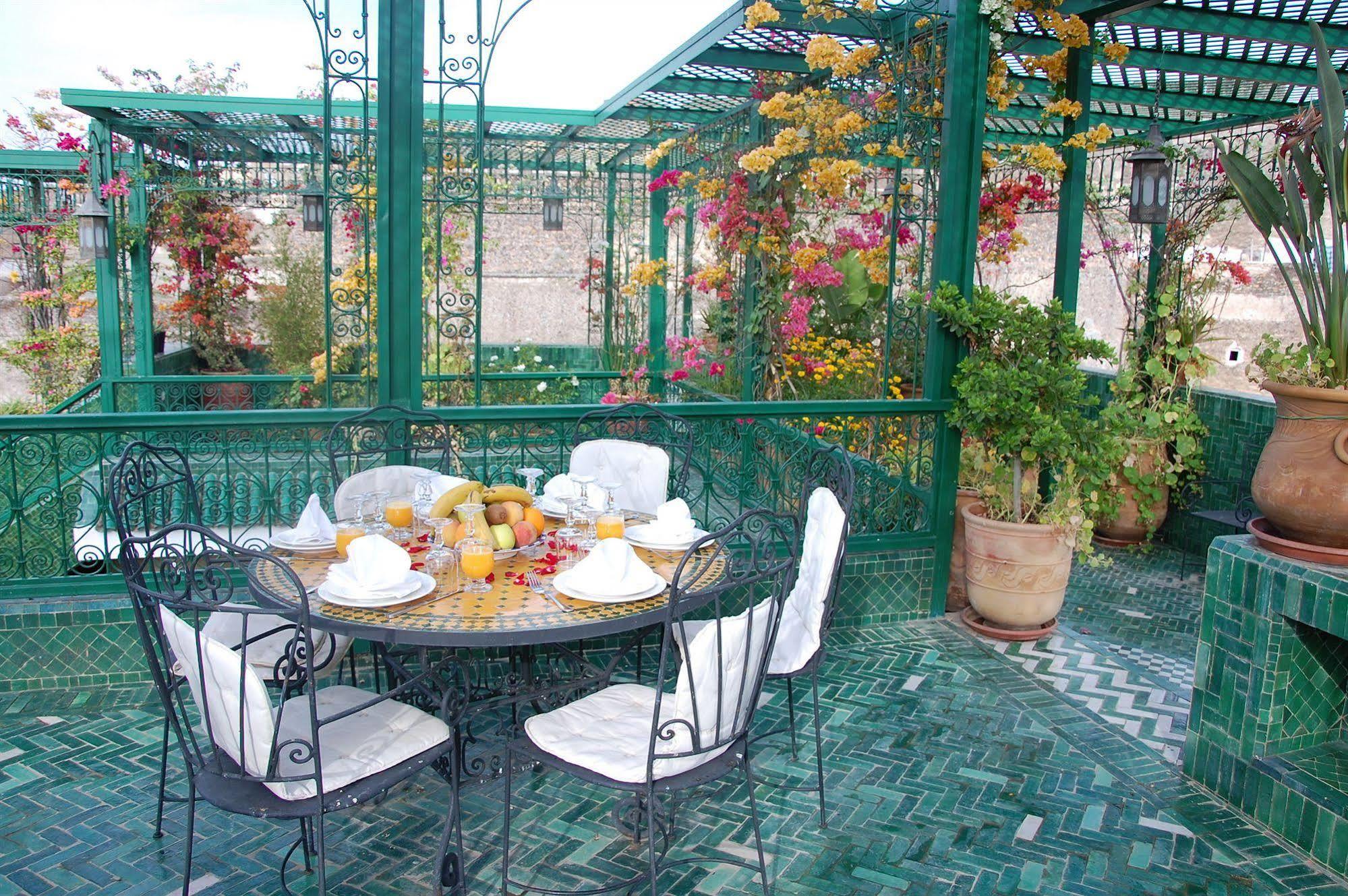 Riad La Maison Verte Фес Экстерьер фото