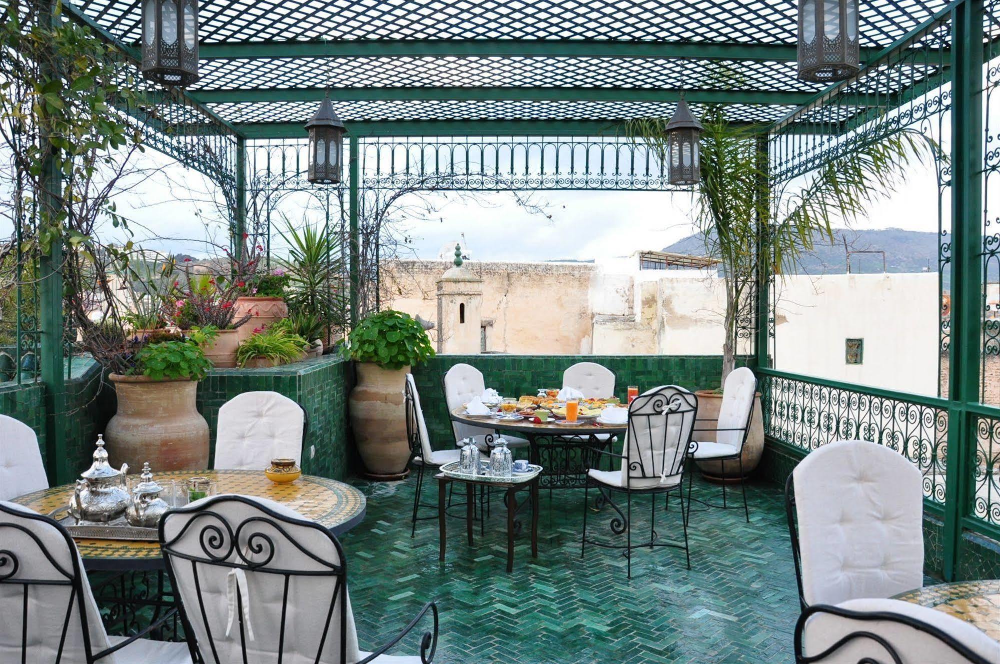 Riad La Maison Verte Фес Экстерьер фото